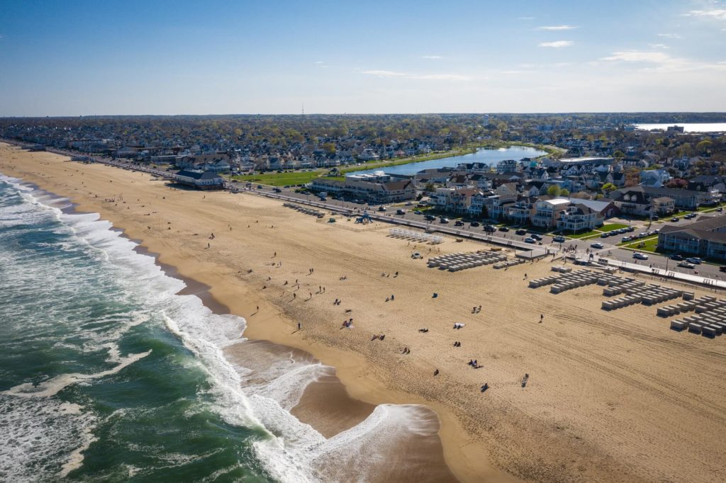 Belmar Beach is one of the best beaches in New Jersey for incredible ocean views and exciting local events.