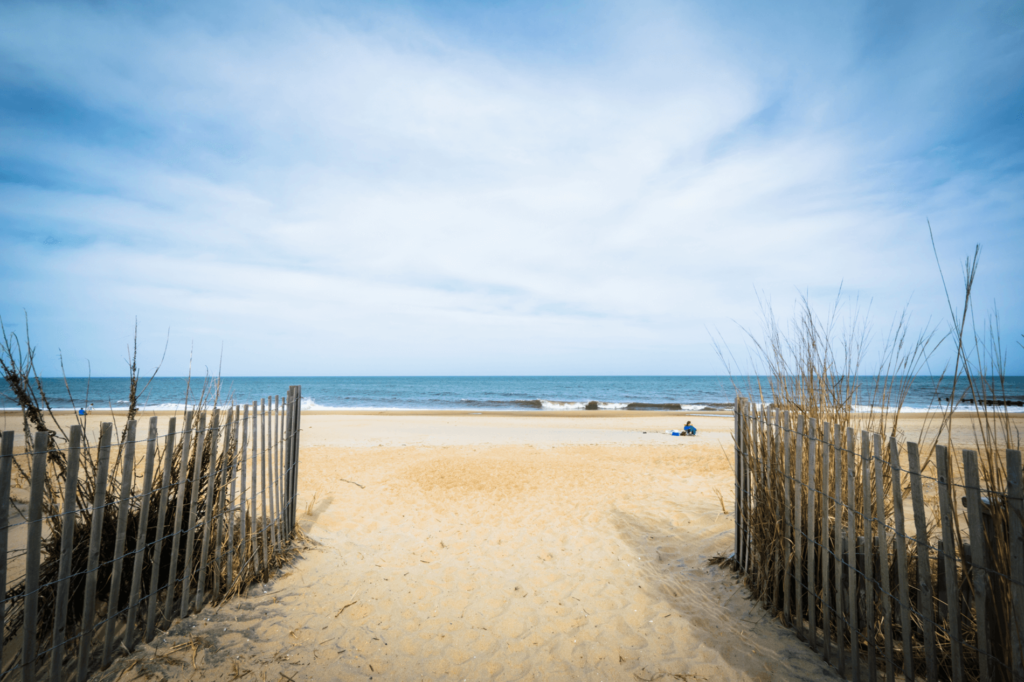 Deauville Beach is a beautiful beach that offers a peaceful atmosphere.