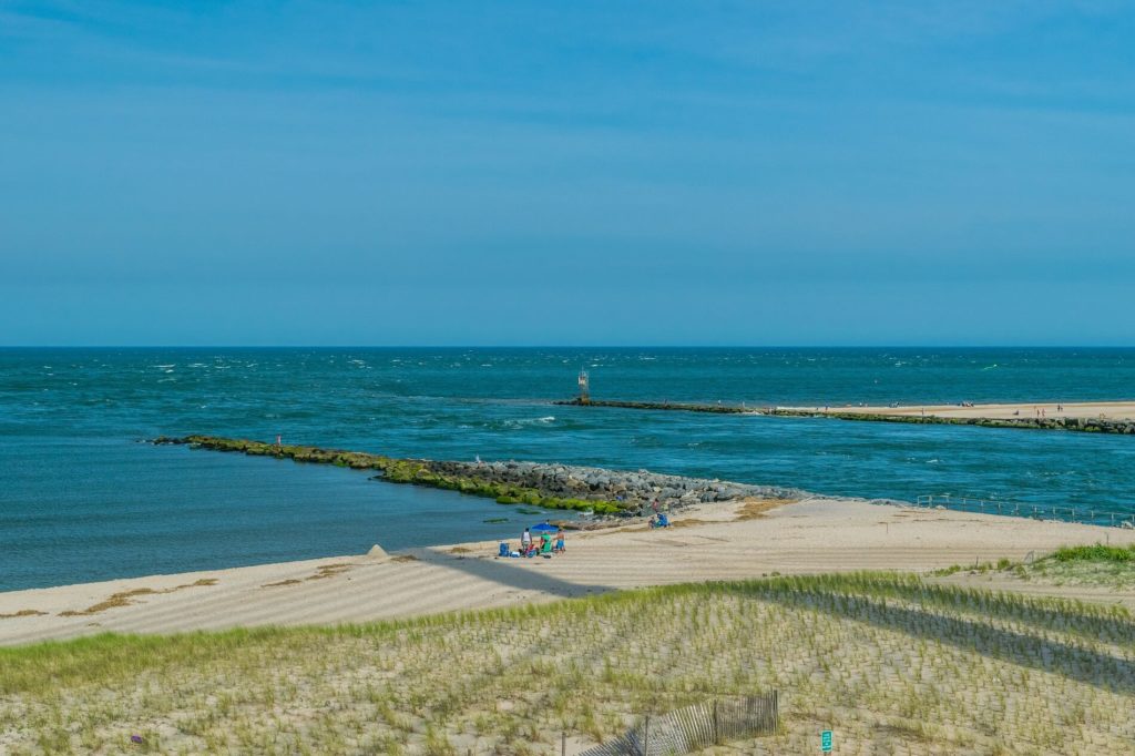 Delaware Seashore State Park has it all including dining, campsites, water activities, and more.