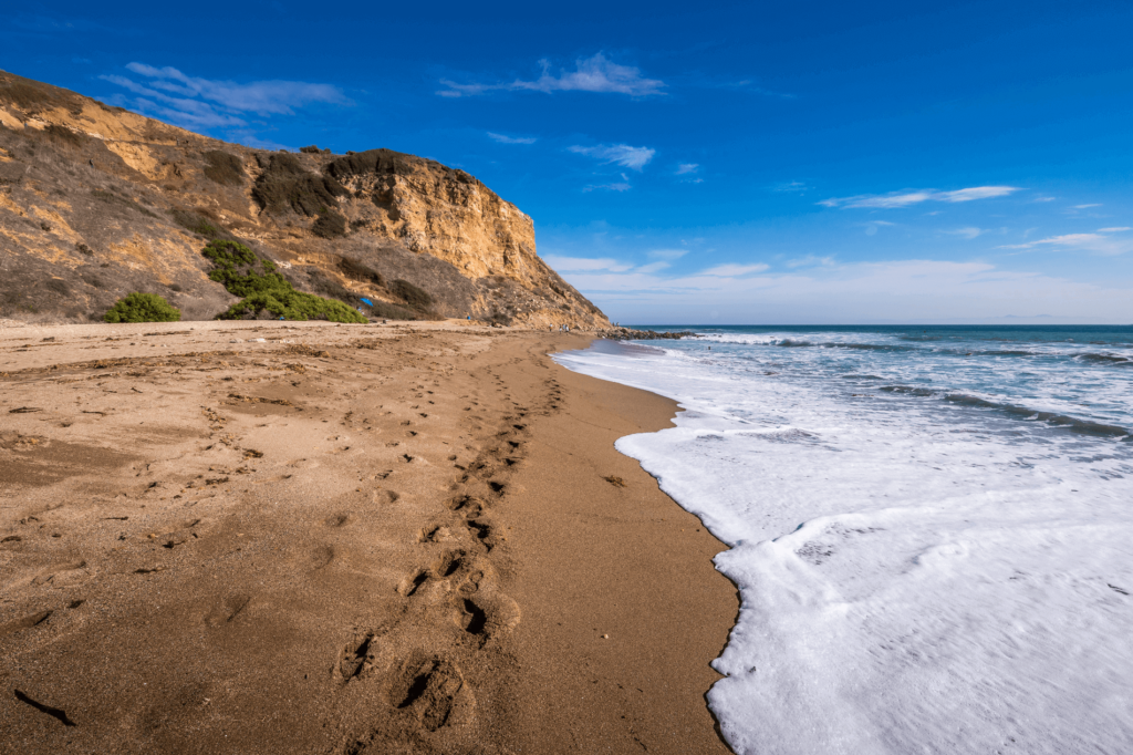Enjoy secluded coastlines at Rancho Palos Verdes Beach.