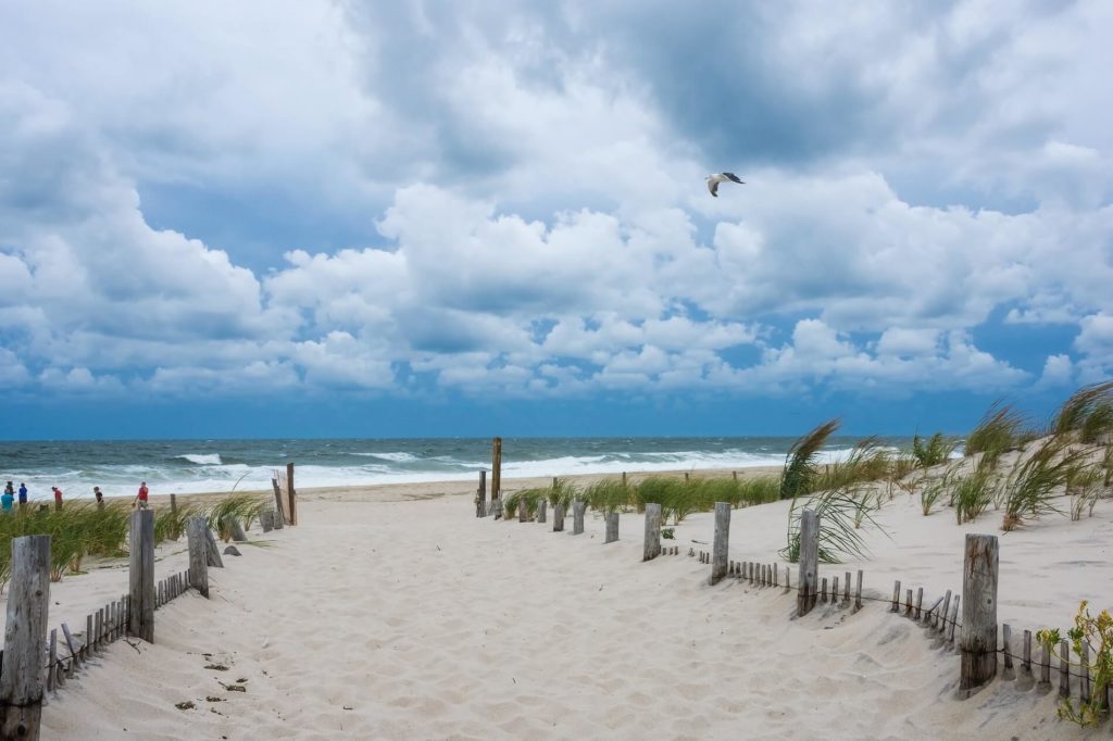 Seaside Park Beach is known for its family-friendly vibe and cleanliness.