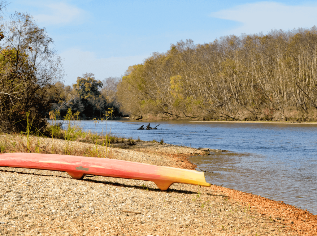 Bogue Chitto State Park Beach is a nature lover's dream with access to kayaking, camping, and horseback riding. 