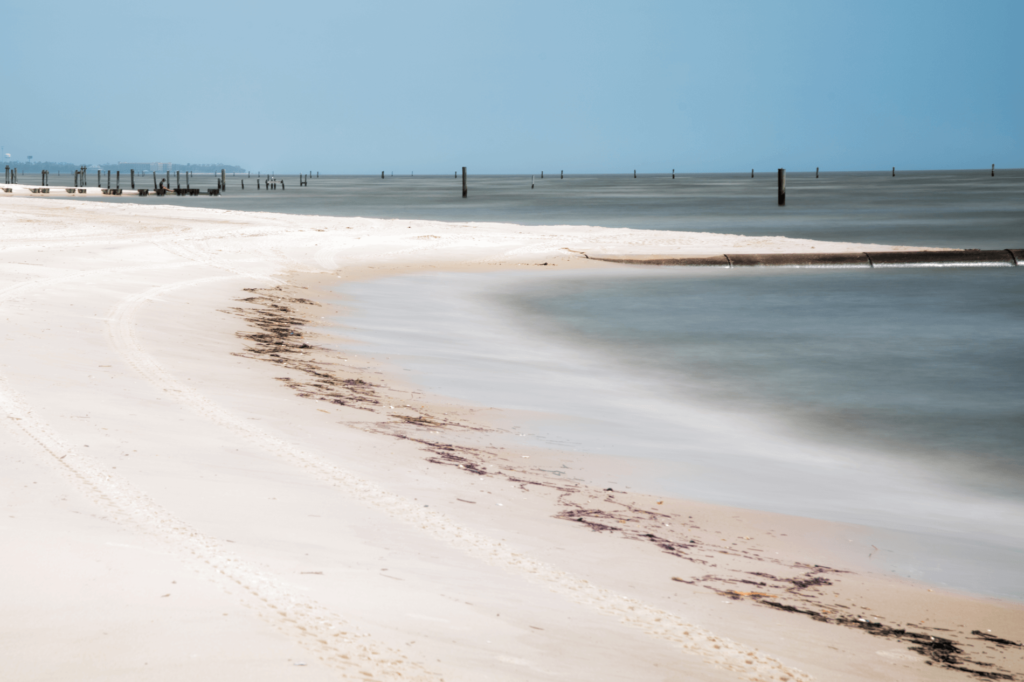 Waveland Beach is simple, laid-back, and full of fun activities.
