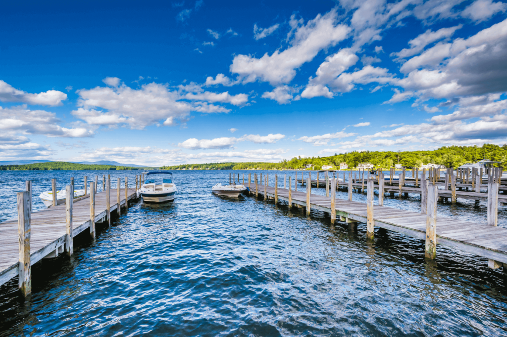 Weirs Beach is one of the best New Hampshire beaches for swimming and relaxing.