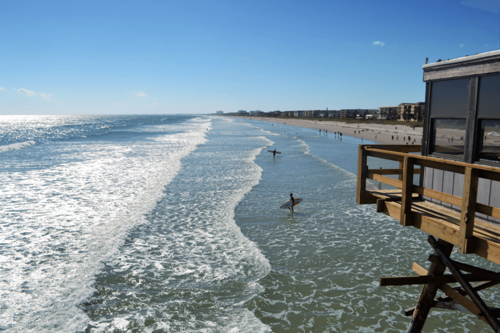 Cocoa Beach is one of the best beaches near Orlando and most ideal for family fun. 