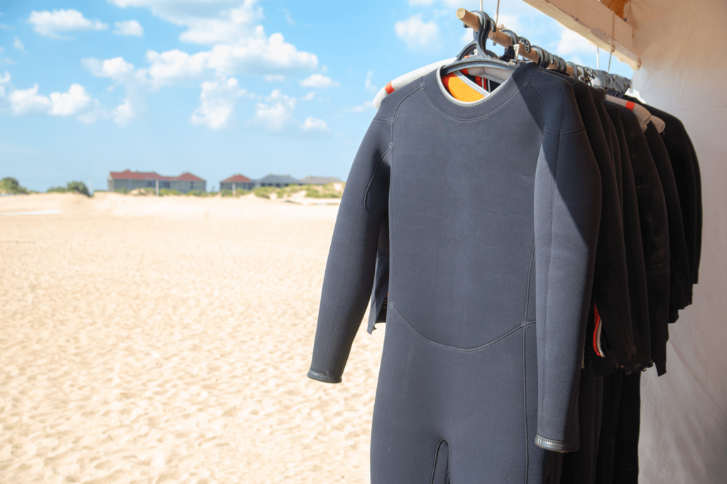 Wetsuits need a deep cleaning with a special wetsuit cleaner every once in a while, especially when bad smells linger.