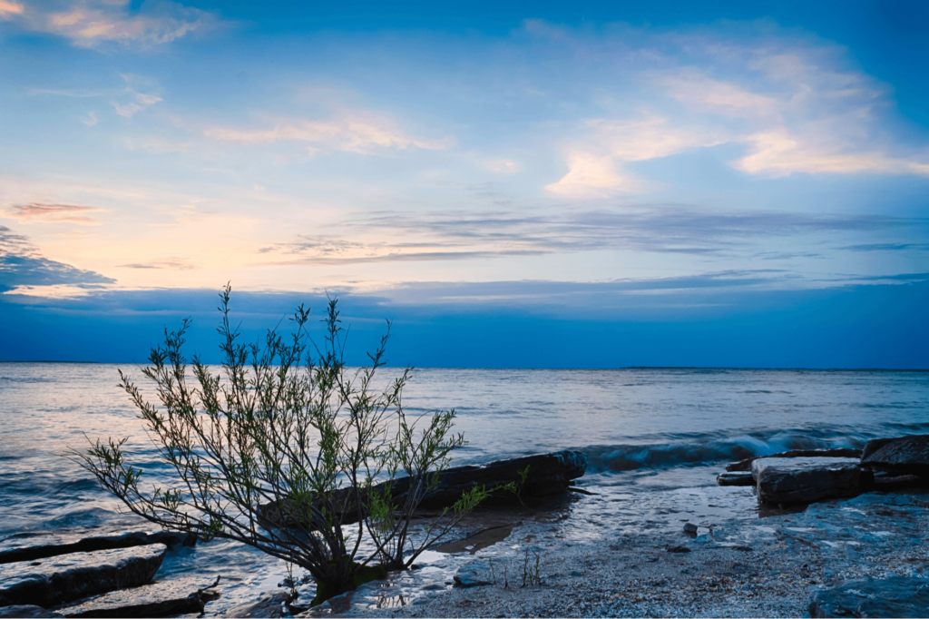 Accessible by ferry, Kelleys Island State Park is off the beaten path and offers an incredible and unique beach experience.
