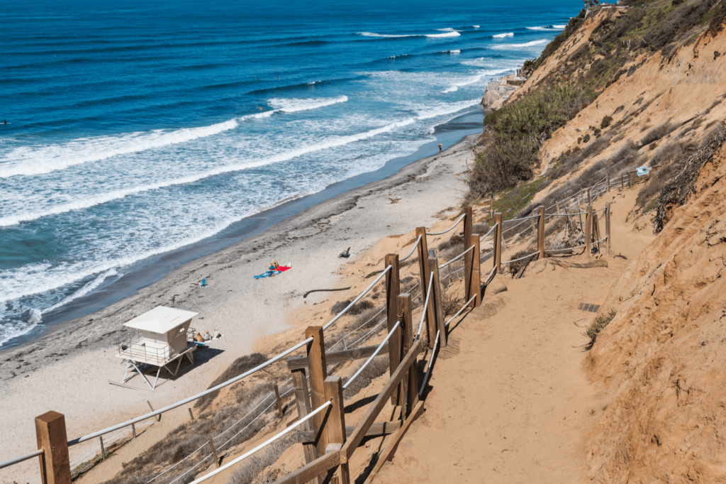 It's easy to spend a fun-filled beach day at Leucadia State Beach.
