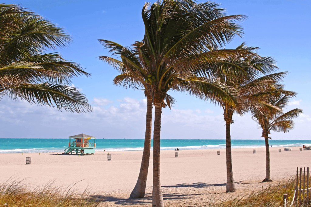 Lummus Park Beach is a popular Miami beach and is an excellent place for people-watching.