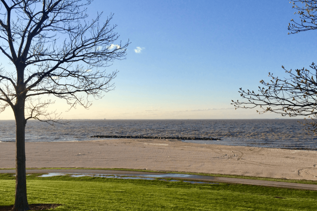 Maumee Bay State Park features two sand beaches – one on Lake Erie and one at the park's inland lake.