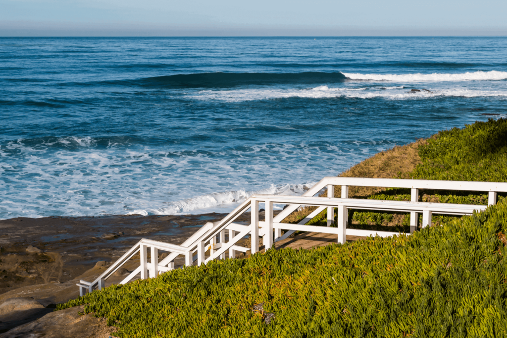 Windansea Beach isn't ideal for swimming, but it's one of San Diego's best beaches for surfing.