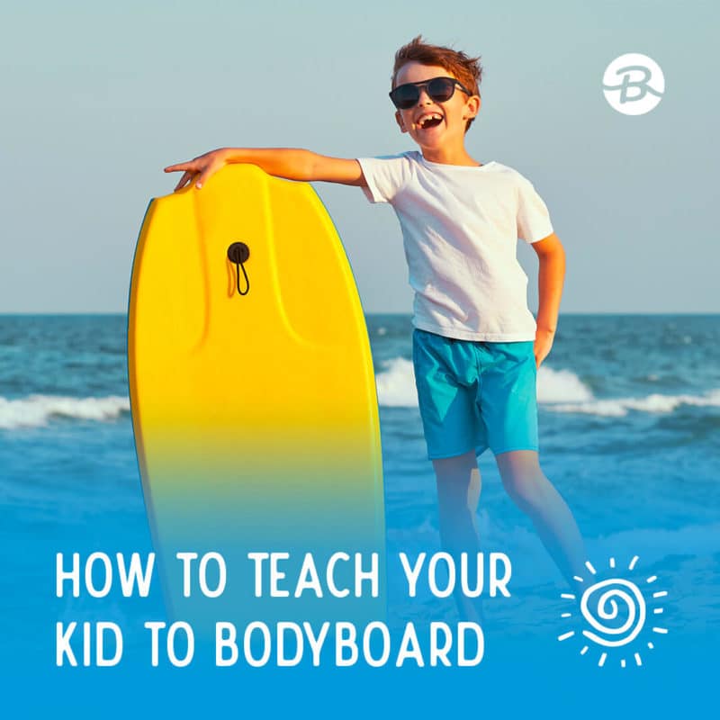 How to Teach Your Kid to Body Board: kids boogie boarding