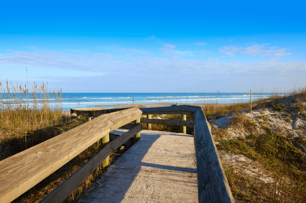 Atlantic Beach is one of the best beaches in Jacksonville for swimming and surfing.
