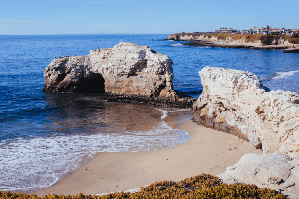 Natural Bridges State Beach is the perfect place to enjoy California’s natural beauty and watch the sunset.