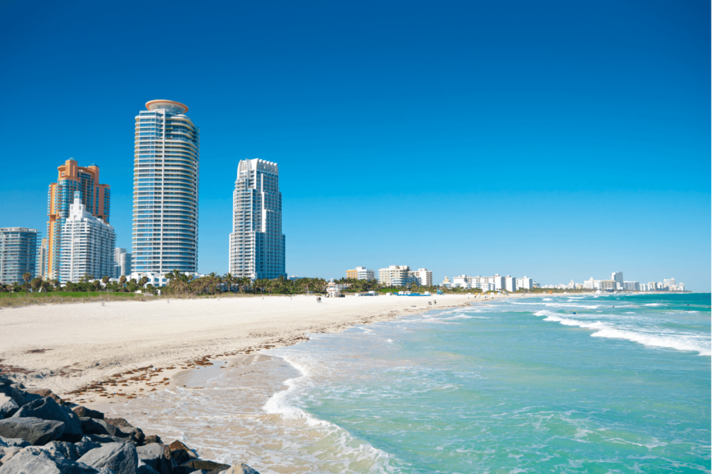 Also known as SoBe, South Beach is the most vibrant Miami beach with tons to enjoy.
