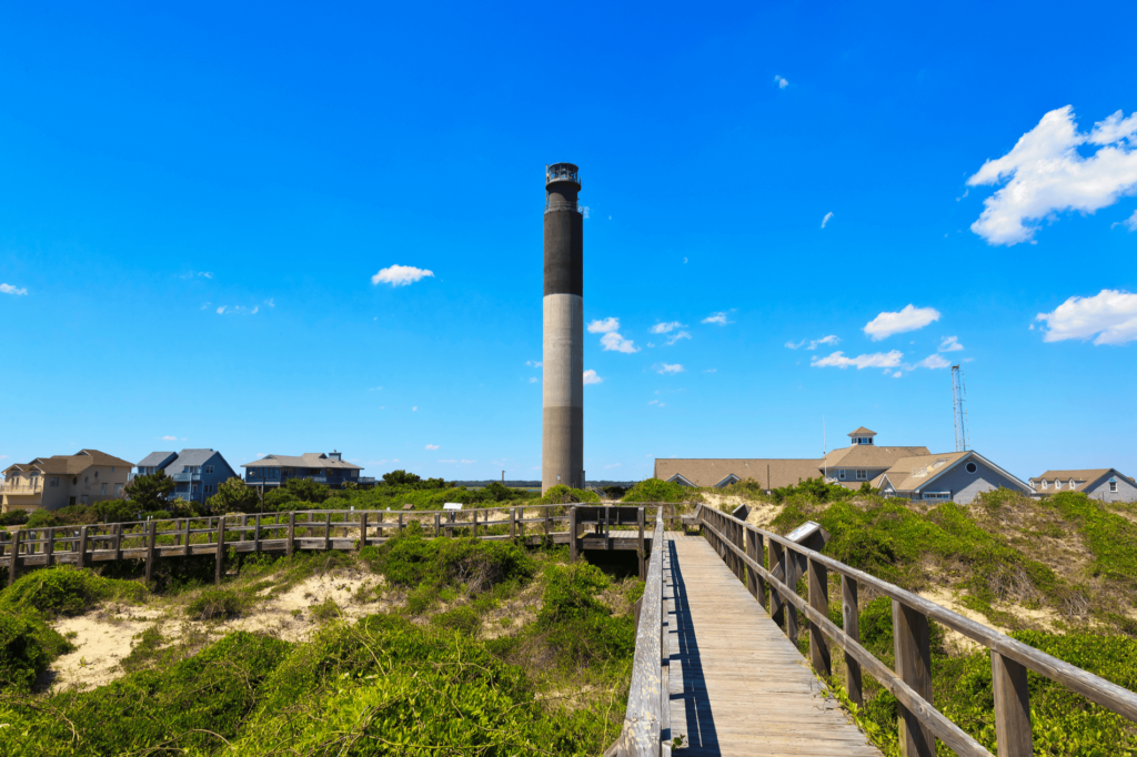 The Oak Island Lighthouse is the state's youngest lighthouse and doesn't disappoint.