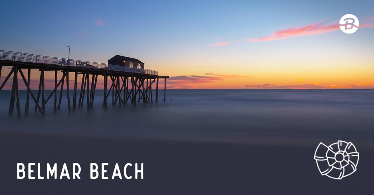 Watching the sunrise in Belmar 