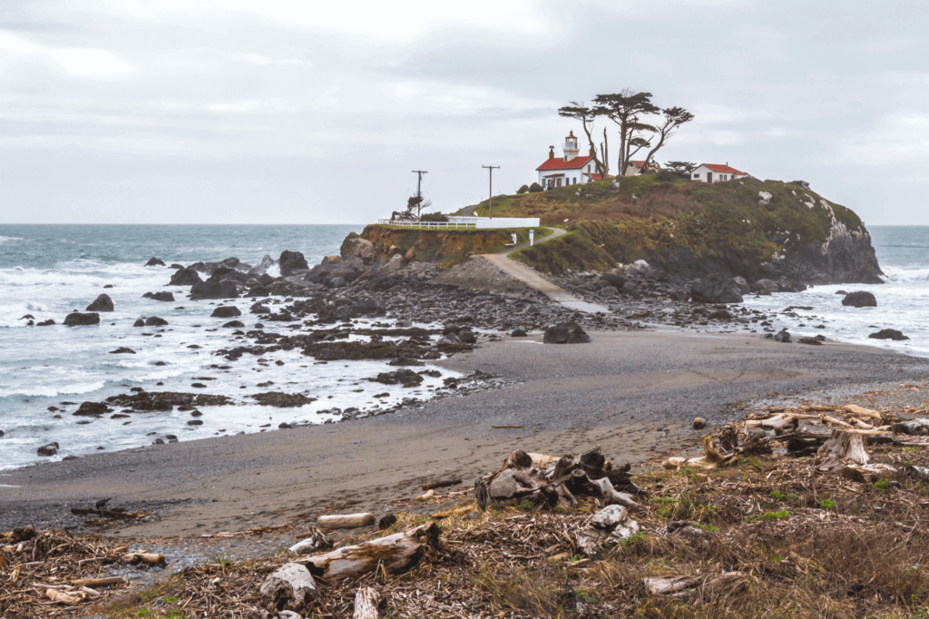 Crescent City is a tiny town nestled in the Redwood Forest on California's northwest coast.